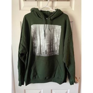 XL Taylor Swift ‘folklore’ Green Hoodie